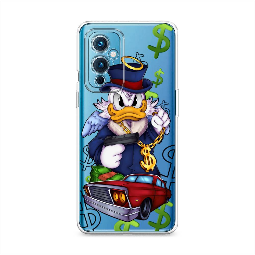 

Чехол на OnePlus 9 LE2110 "Scrooge McDuck with a Gold Chain", Красный;синий;белый, 152750-6