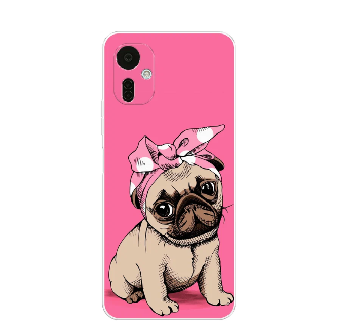 

Чехол Awog на Tecno Camon 19 Neo "Dog Pin-Up", Разноцветный, 302350-2