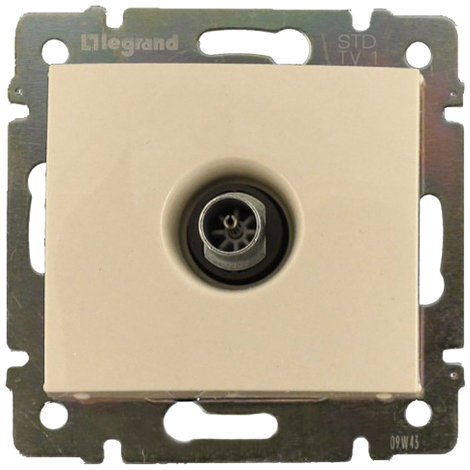 фото Legrand механизм розетки tv сп valena оконечная 10дб сл. кость leg 774330