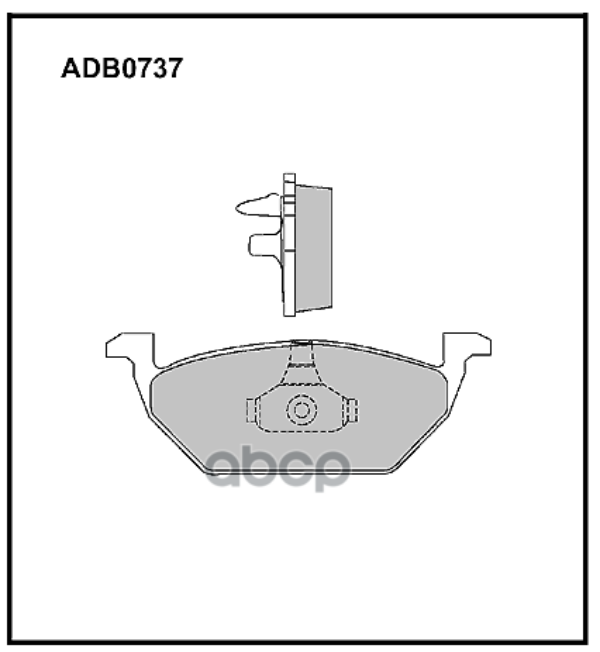 

Колодки Передние Vw G4 98-00 Без ДатчикаPolo Sedan Adb 0737 ALLIED NIPPON арт. ADB 0737