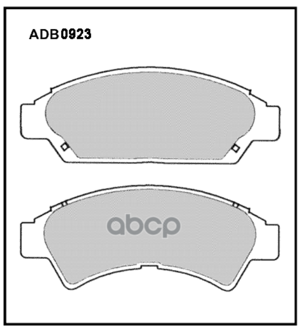 

Колодки Передние Toyota Vista 90-98 Adb 0923 ALLIED NIPPON арт. ADB 0923