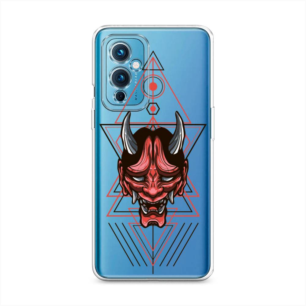 

Чехол на OnePlus 9 LE2110 "Hanya Oni mask", Серый;красный;черный, 152750-4