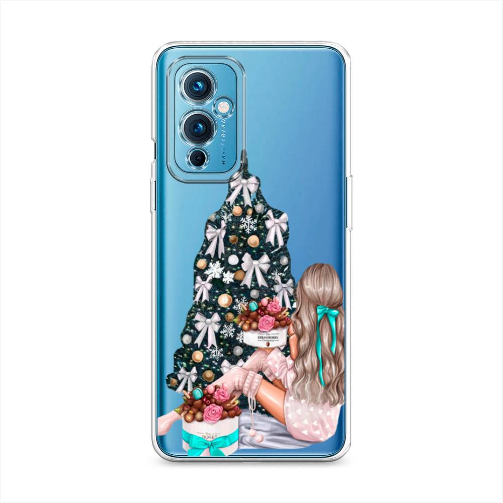 

Чехол на OnePlus 9 LE2110 "New Year", Зеленый;бежевый;голубой, 152750-5