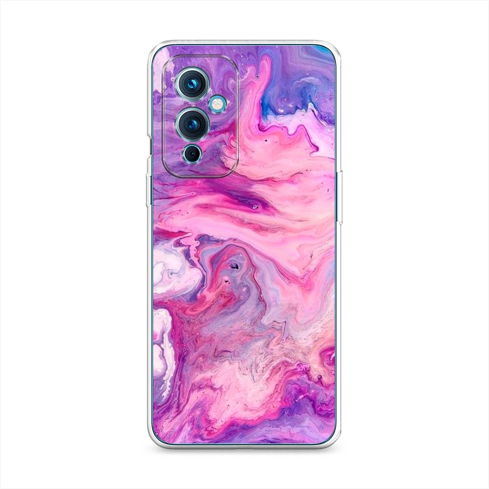 

Чехол на OnePlus 9 LE2110 "Нежно-розовая абстракция", Розовый, 152750-3