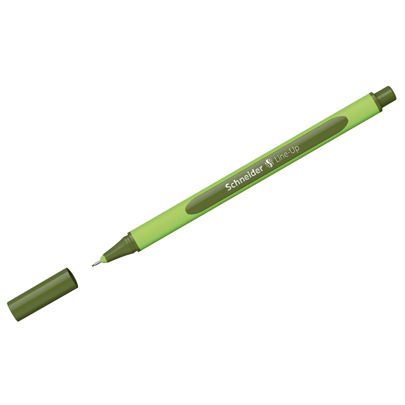 Ручка капиллярная Schneider Line-Up оливковая, 0,4мм, 5 шт