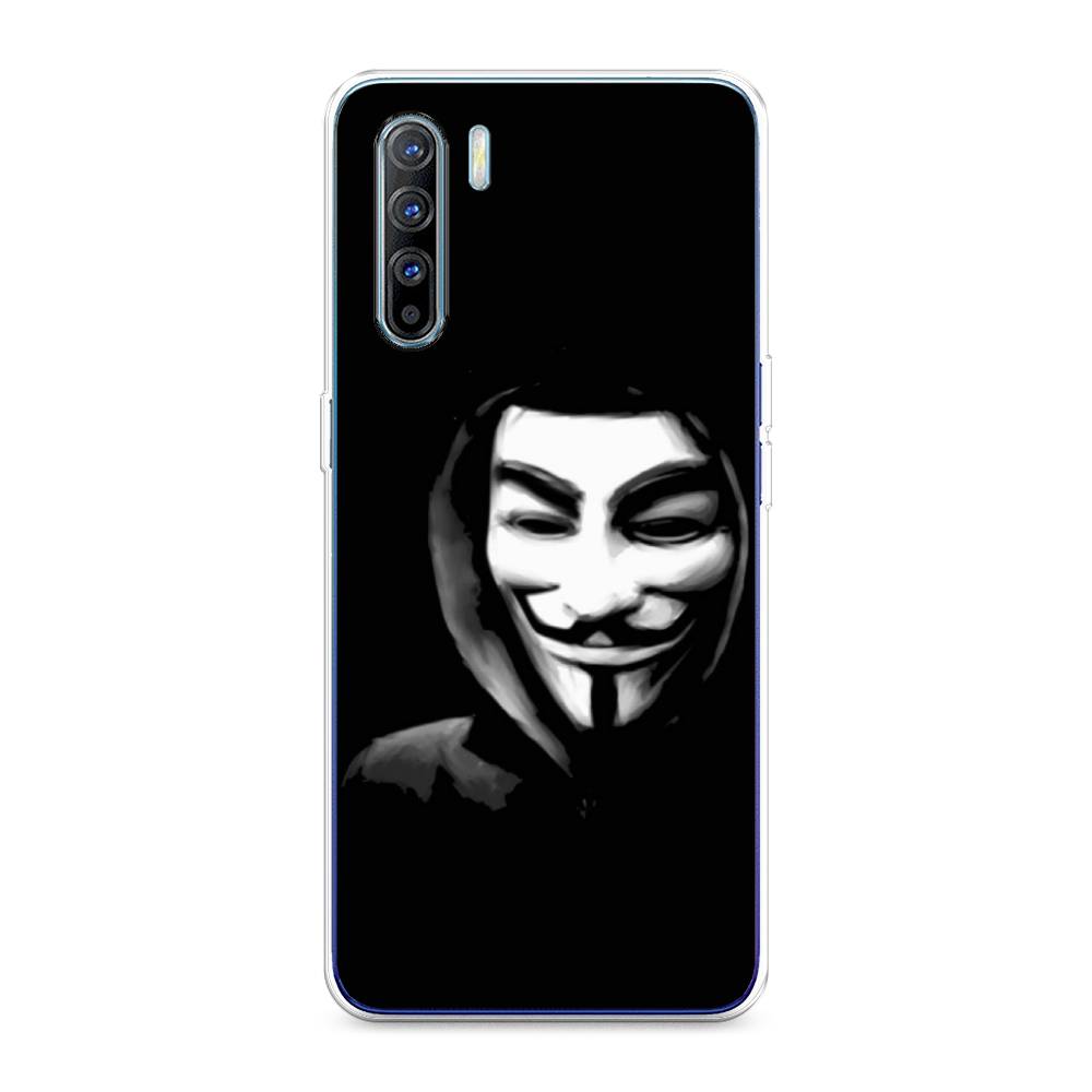 

Чехол Awog на Oppo A91/Reno 3 "Анонимус", Разноцветный, 252450-5