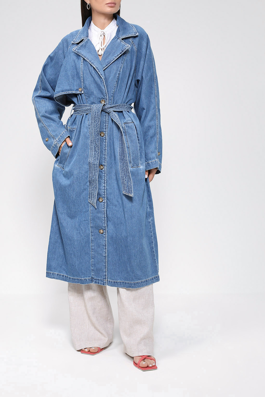 Тренч женский Pepe Jeans London PL402184 синий S