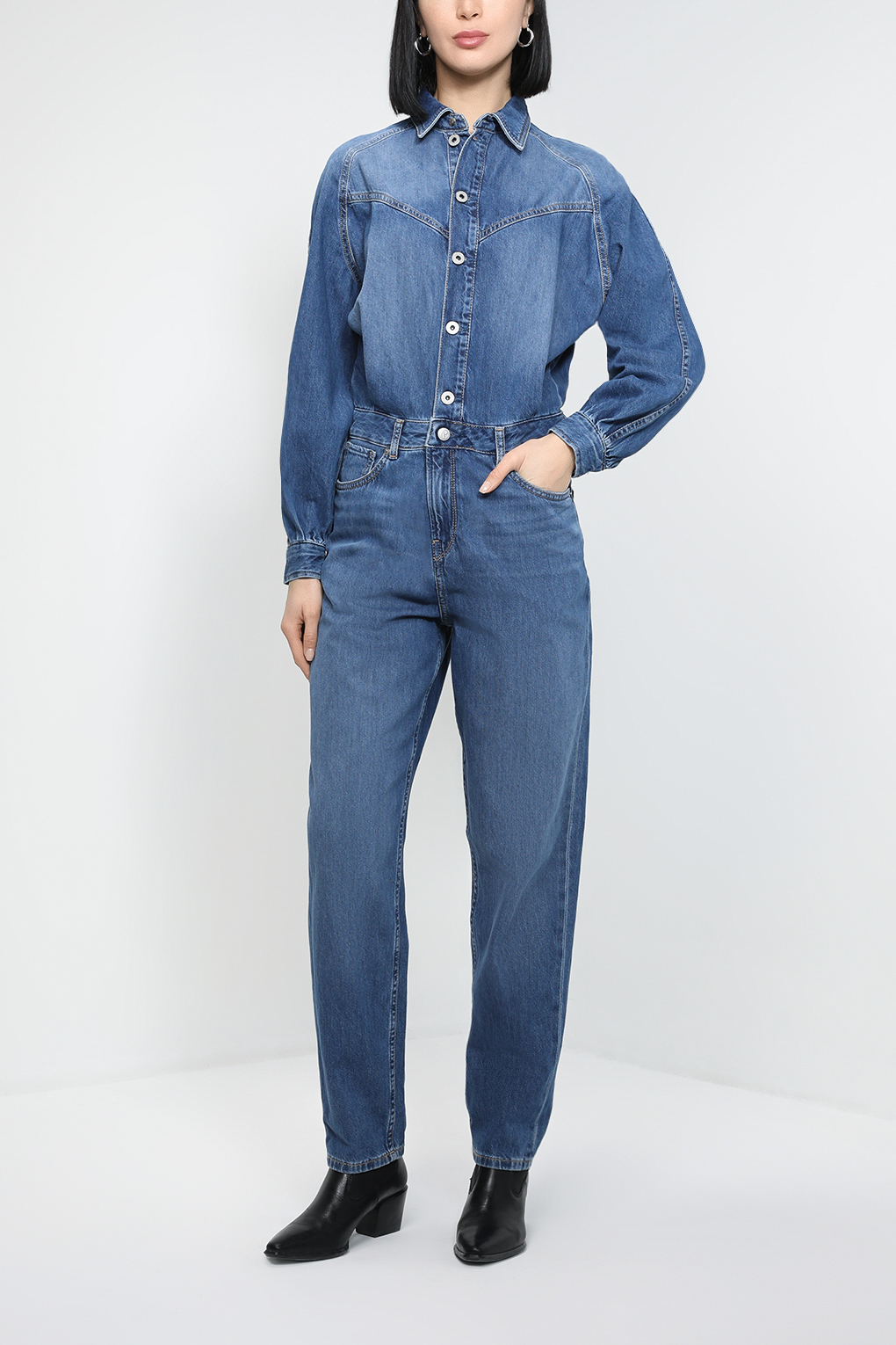 Комбинезон женский Pepe Jeans London PL230447 синий L