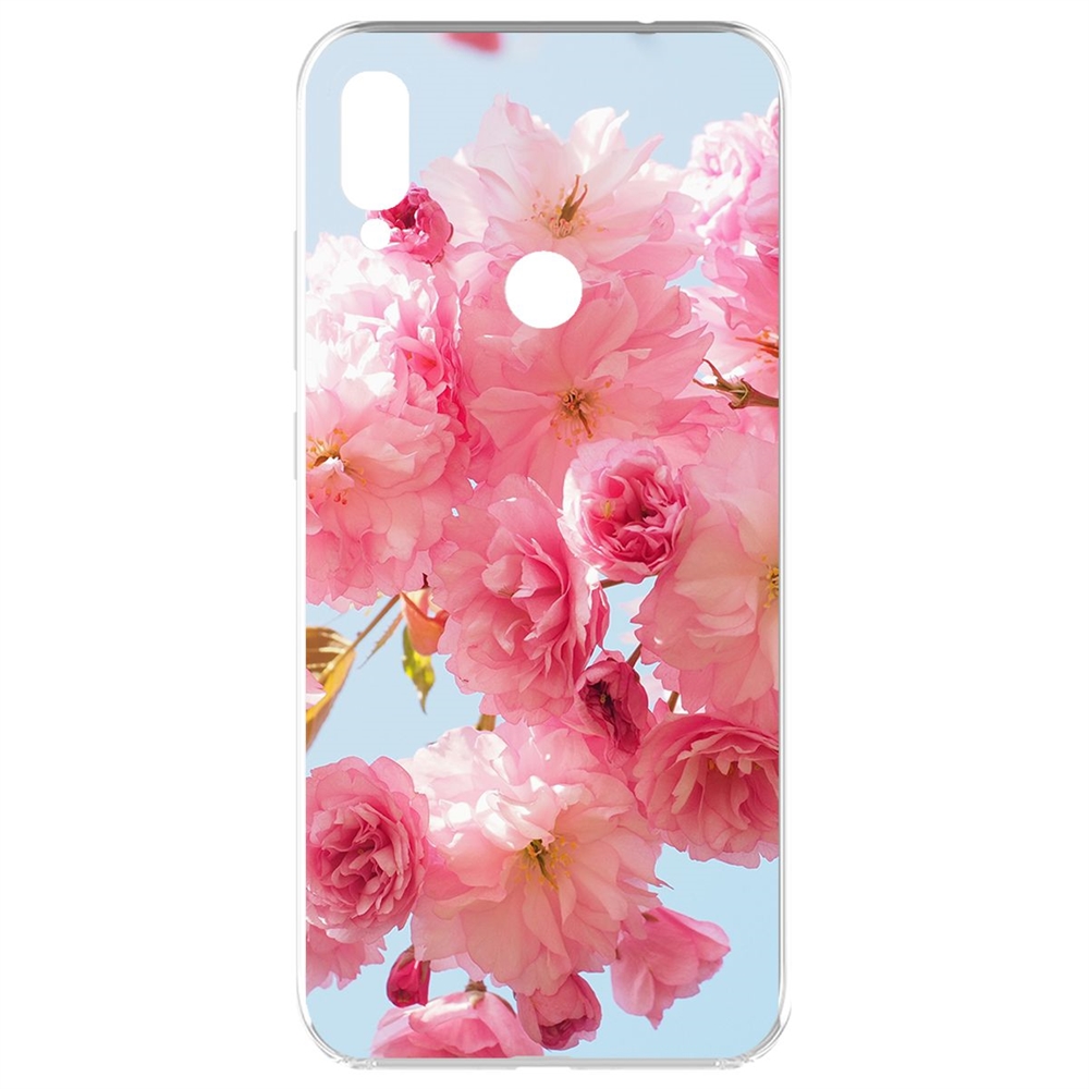 фото Чехол-накладка krutoff clear case сакура для xiaomi redmi note 7