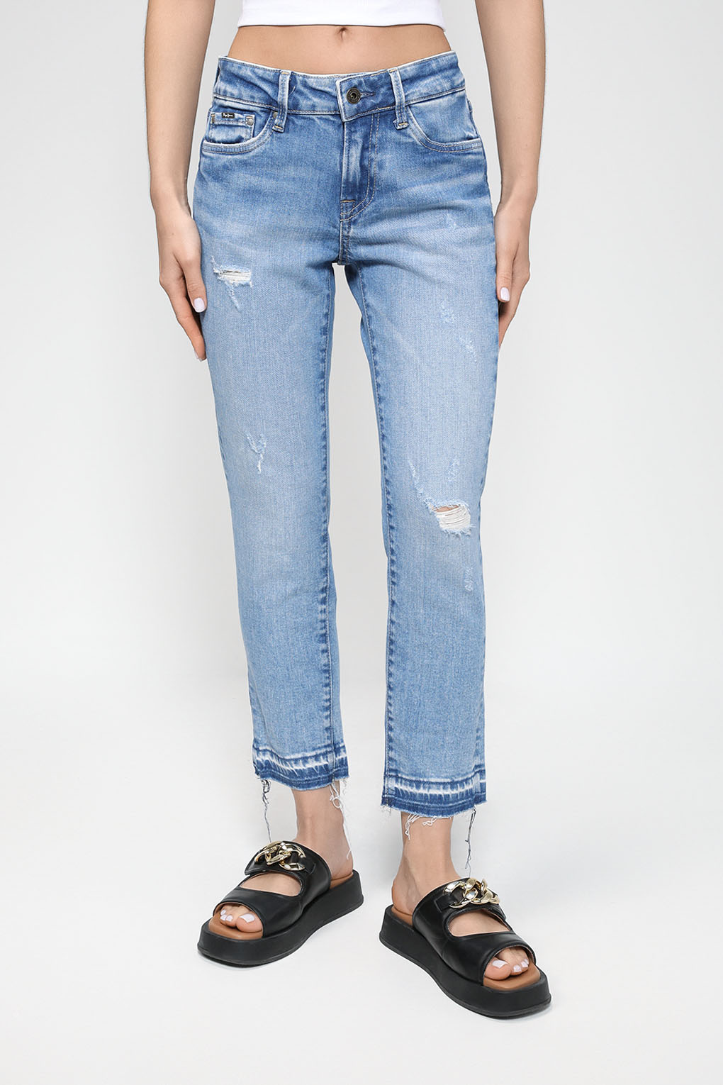 

Джинсы женские Pepe Jeans London PL204264VT5R синие 29, Синий, PL204264VT5R