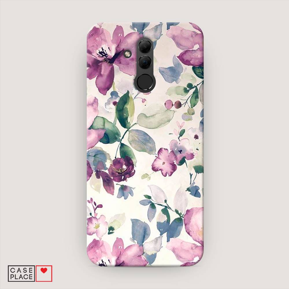 фото Чехол awog "акварельная нежность" для huawei mate 20 lite