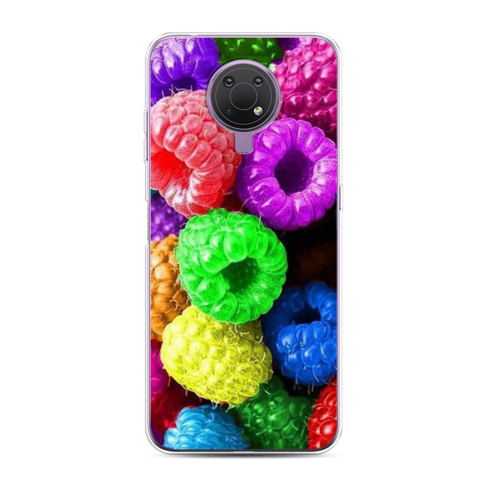 

Чехол Awog на Nokia G10 / Нокиа G10 "Разноцветная малина", 124050-10