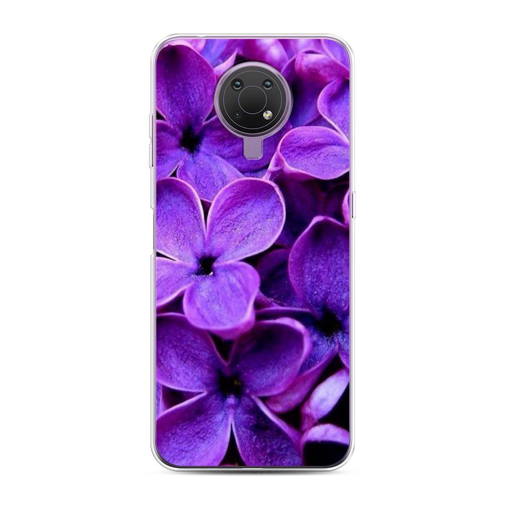 

Чехол Awog на Nokia G10 / Нокиа G10 "Сирень крупная", 124050-8
