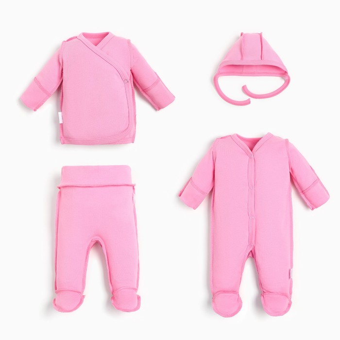 

Комплект одежды Крошка Я Р00000028, розовый, 50, Крошка Я: Newborn