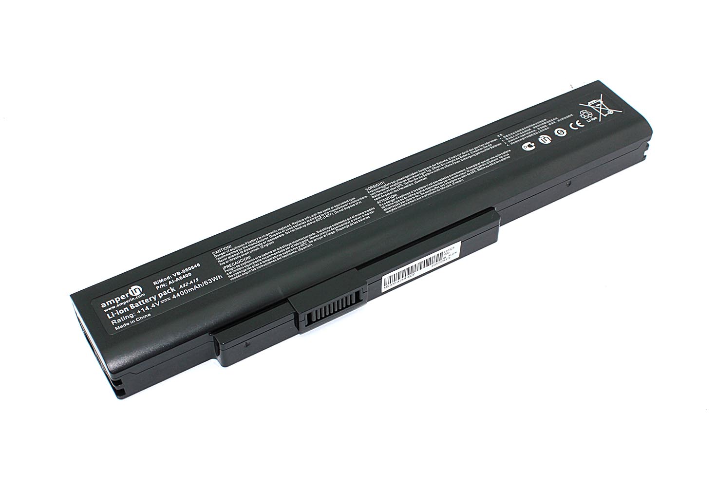 Аккумуляторная батарея Amperin для ноутбука MSI A6400/CR640/CX640 A42-A15 AI-A6400