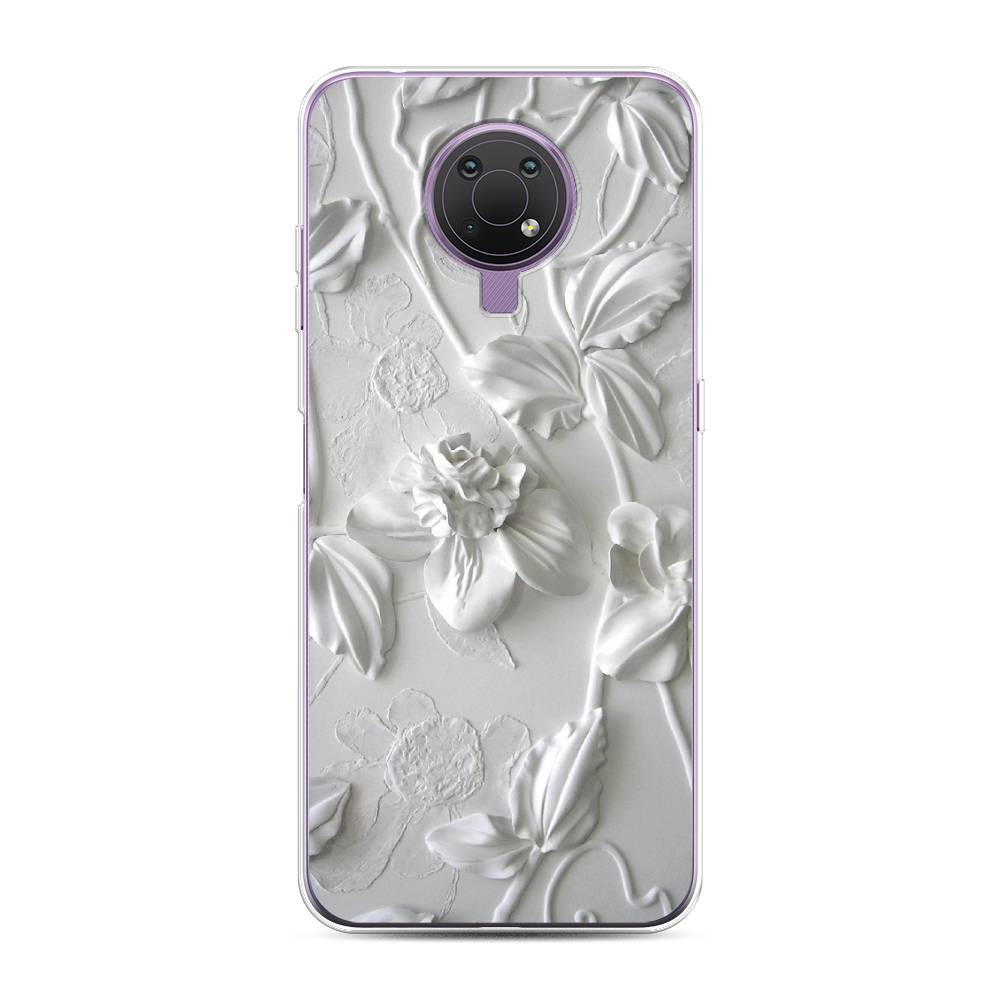 

Чехол Awog на Nokia G10 / Нокиа G10 "Гипсовые цветы", 124050-7