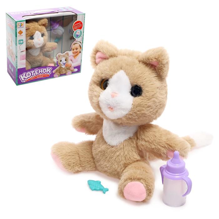 

Интерактивная игрушка «Милый котёнок», МИКС, Разноцветный