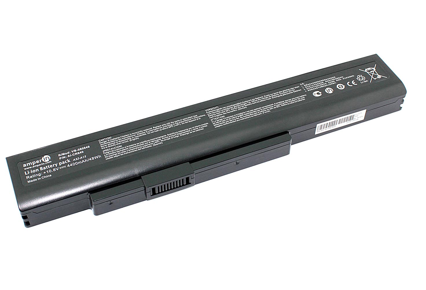 

Аккумуляторная батарея Amperin для ноутбука MSI A6400/CR640 AI-CR640