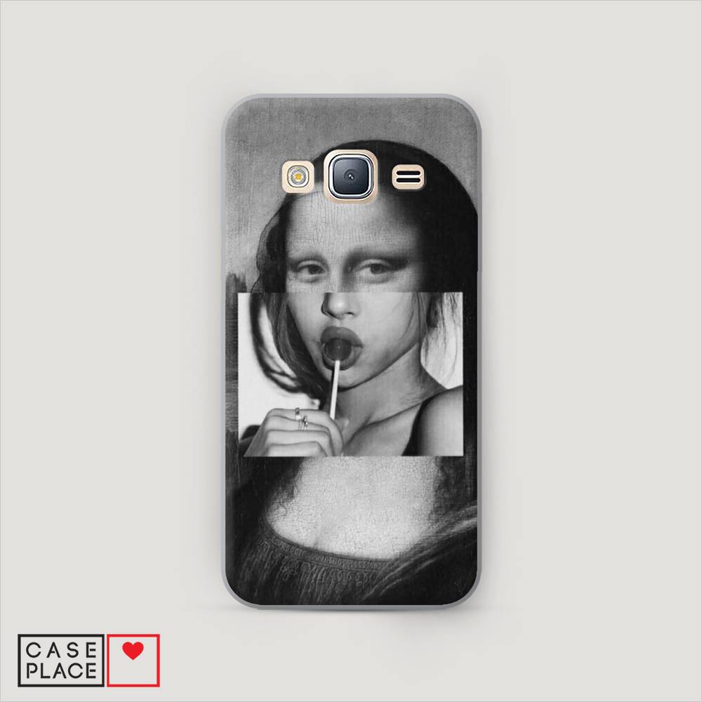 

Чехол Awog "Mona Lisa sucking lollipop" для Samsung Galaxy J3 2016, 22440-7