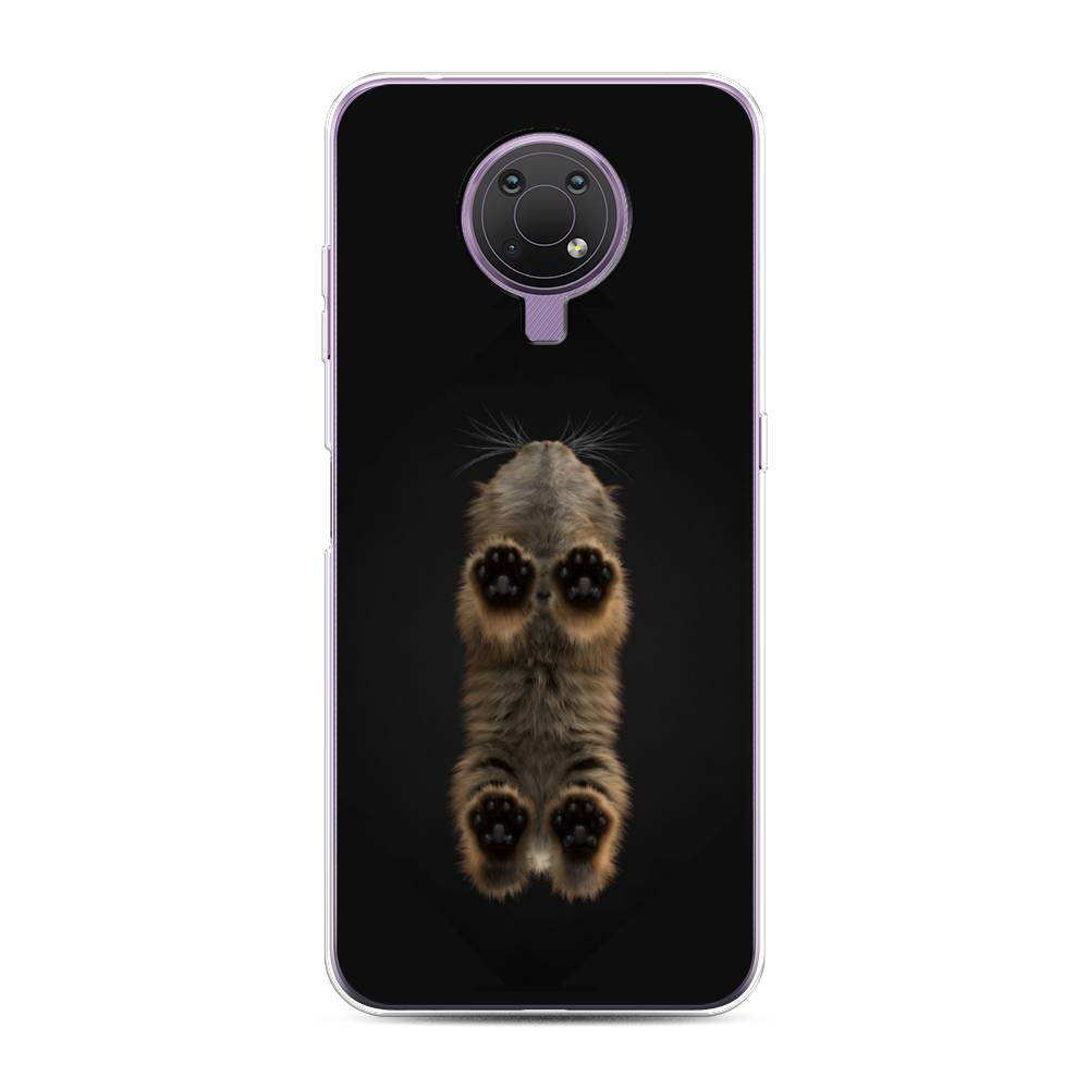 

Чехол Awog на Nokia G10 / Нокиа G10 "Кошачьи лапки", Черный, 124050-1