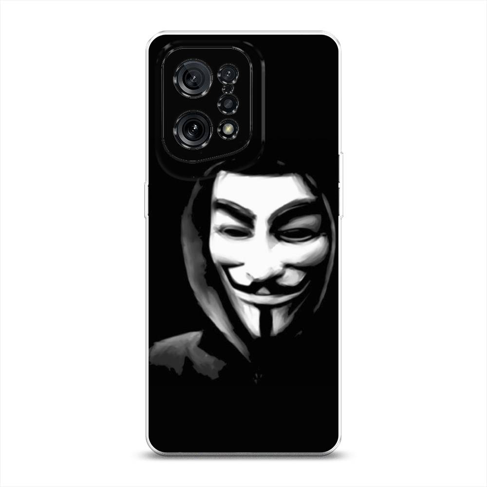 

Чехол Awog на Oppo Find X5 "Анонимус", Разноцветный, 259750-5