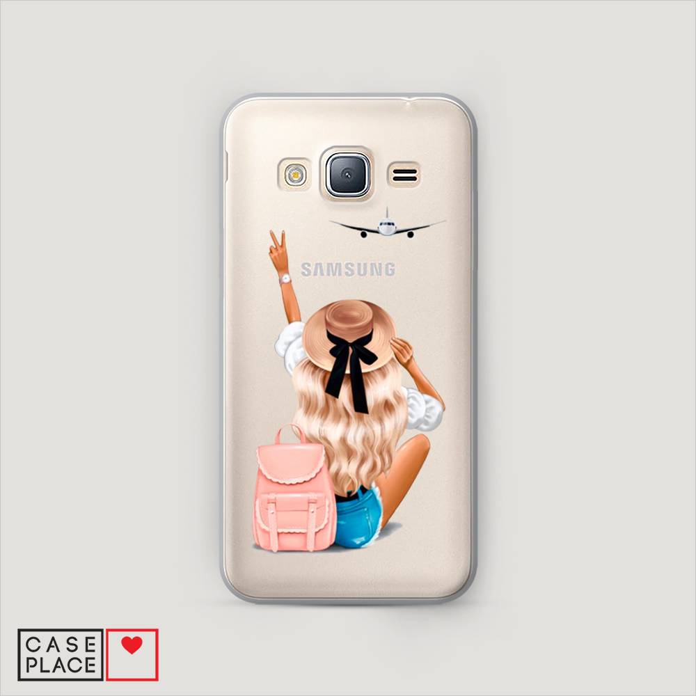 

Чехол Awog "Автостопом самолетом" для Samsung Galaxy J3 2016