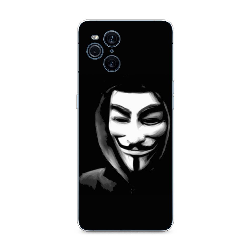 

Чехол Awog на Oppo Find X3 Pro "Анонимус", Разноцветный, 255750-5