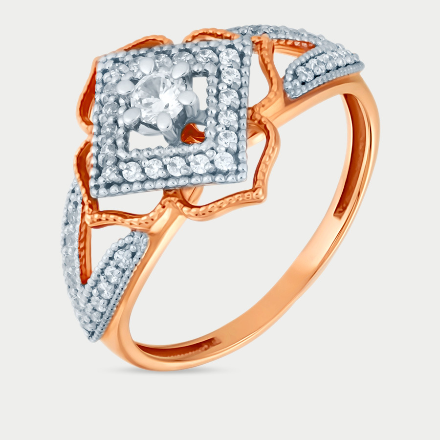 

Кольцо из золота с фианитом р.18 GOLD CENTER 002421-1102, 002421-1102