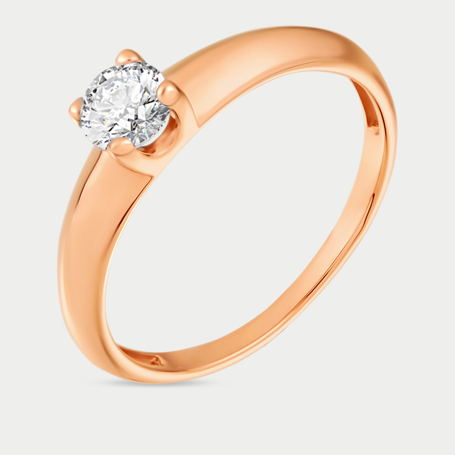 

Кольцо из золота с фианитом р.16,5 GOLD CENTER 008051-1100, 008051-1100