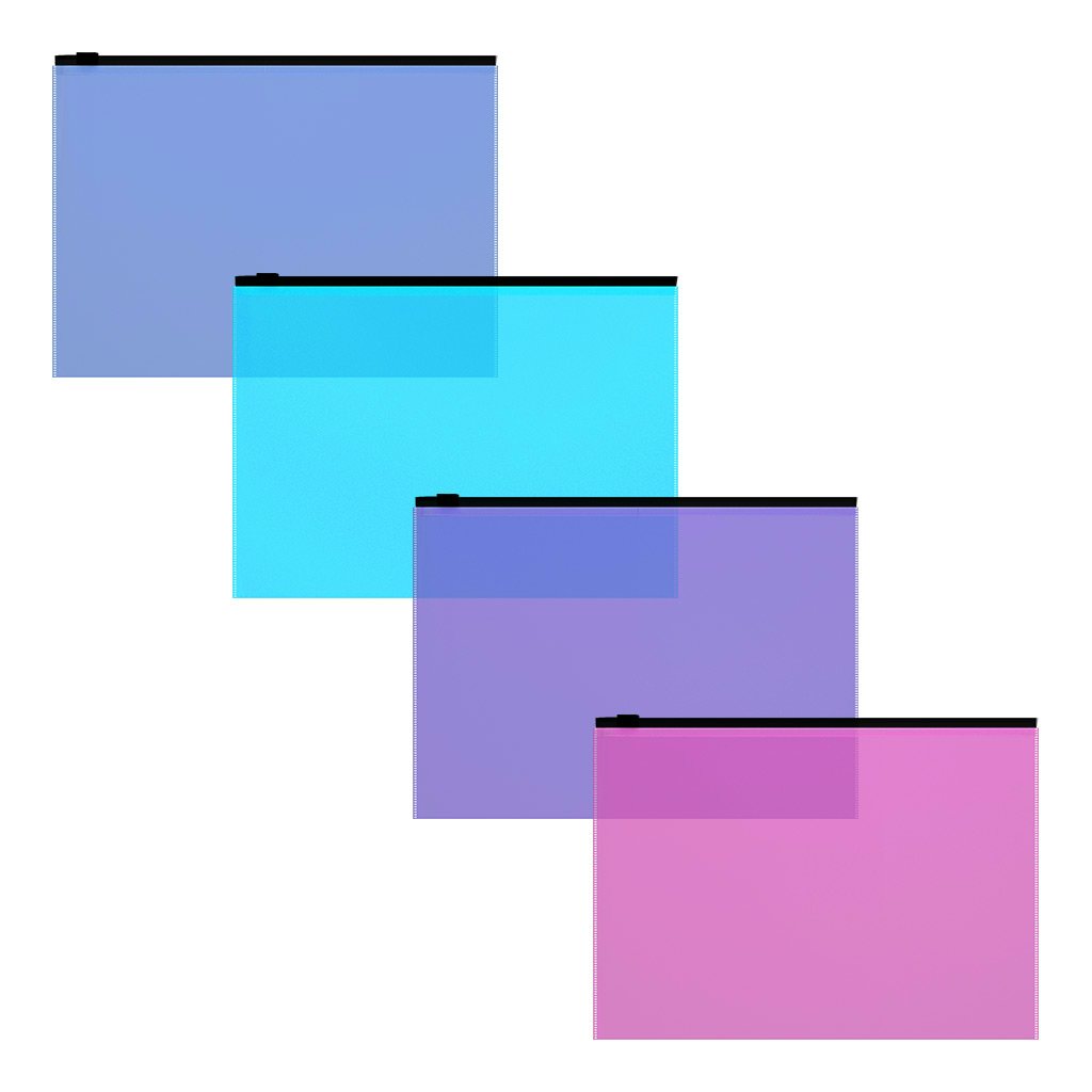 

Папка на молнии ErichKrause С6 Zip Fizzy Vivid, Разноцветный, 1667974