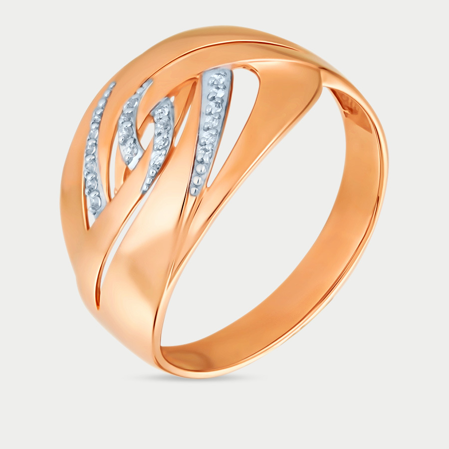 

Кольцо из золота с фианитом р.18,5 GOLD CENTER 012441-1102, 012441-1102