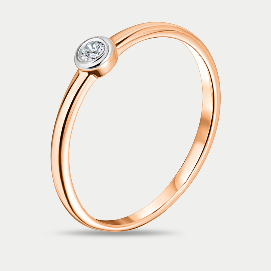 

Кольцо из золота с фианитом р.15 GOLD CENTER 006851-1102, 006851-1102