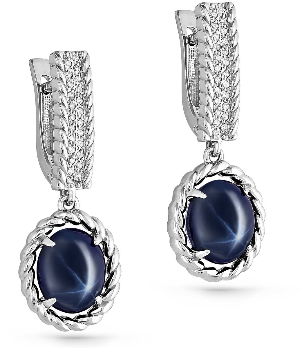 

Серьги подвески из белого золота с бриллиантом Kabarovsky 12-11062-1400, 12-11062-1400