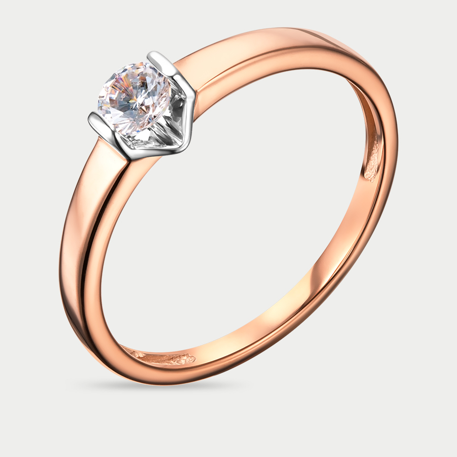 

Кольцо помолвочное из золота с фианитом р. GOLD CENTER 01-7715, 01-7715