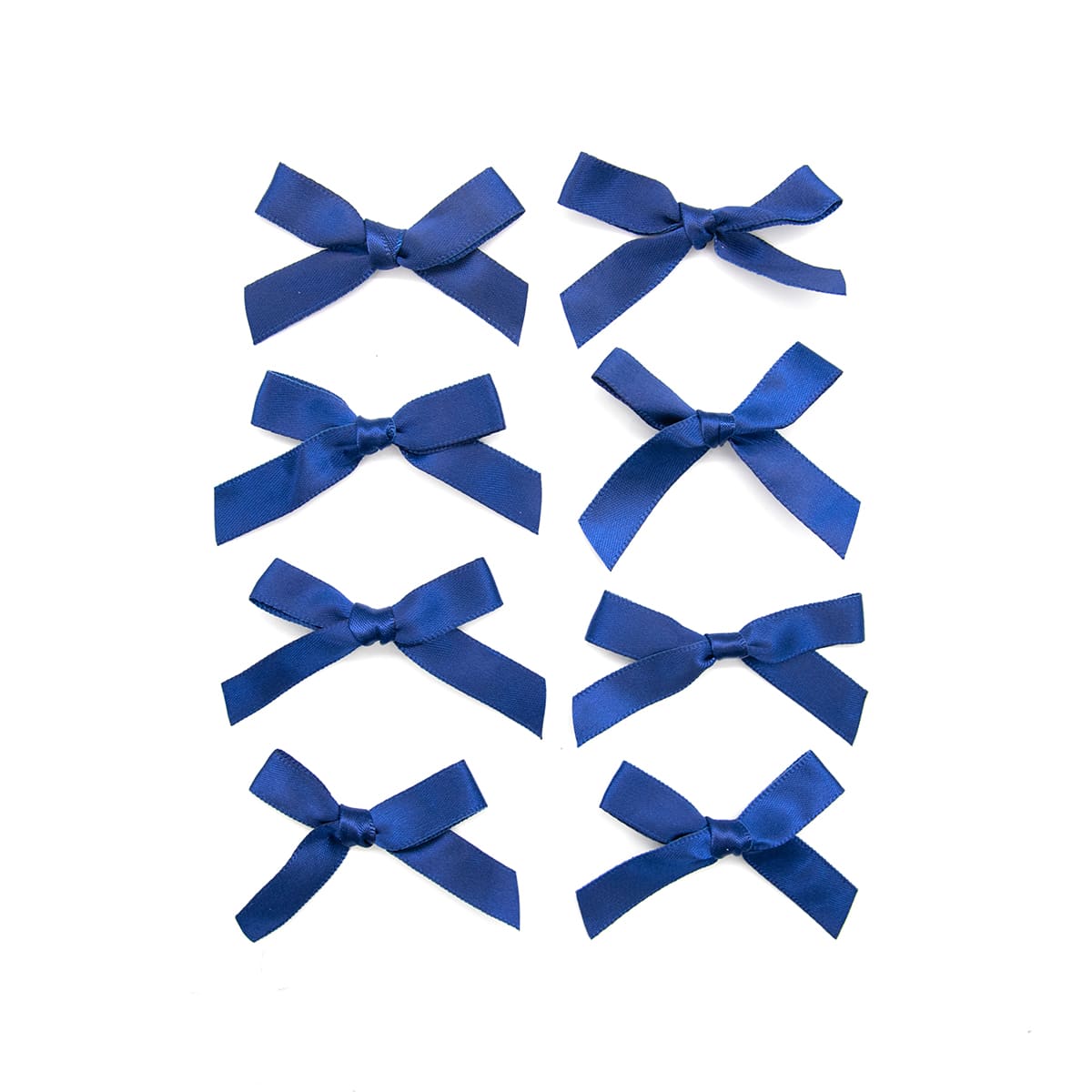 

Бантики пришивные Hobby & Pro, 3х2 см, 8шт (тёмно-синий)