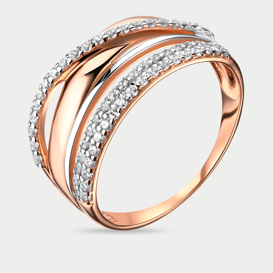 

Кольцо из золота с фианитом р., GOLD CENTER 01-7737, 01-7737