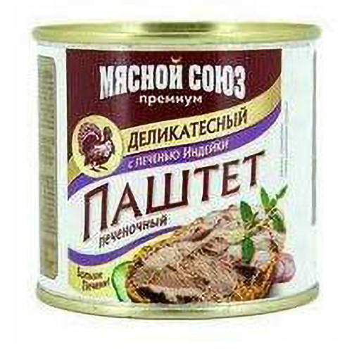 

Паштет из говяжьей печени Мясной Союз со сливочным маслом 240 г