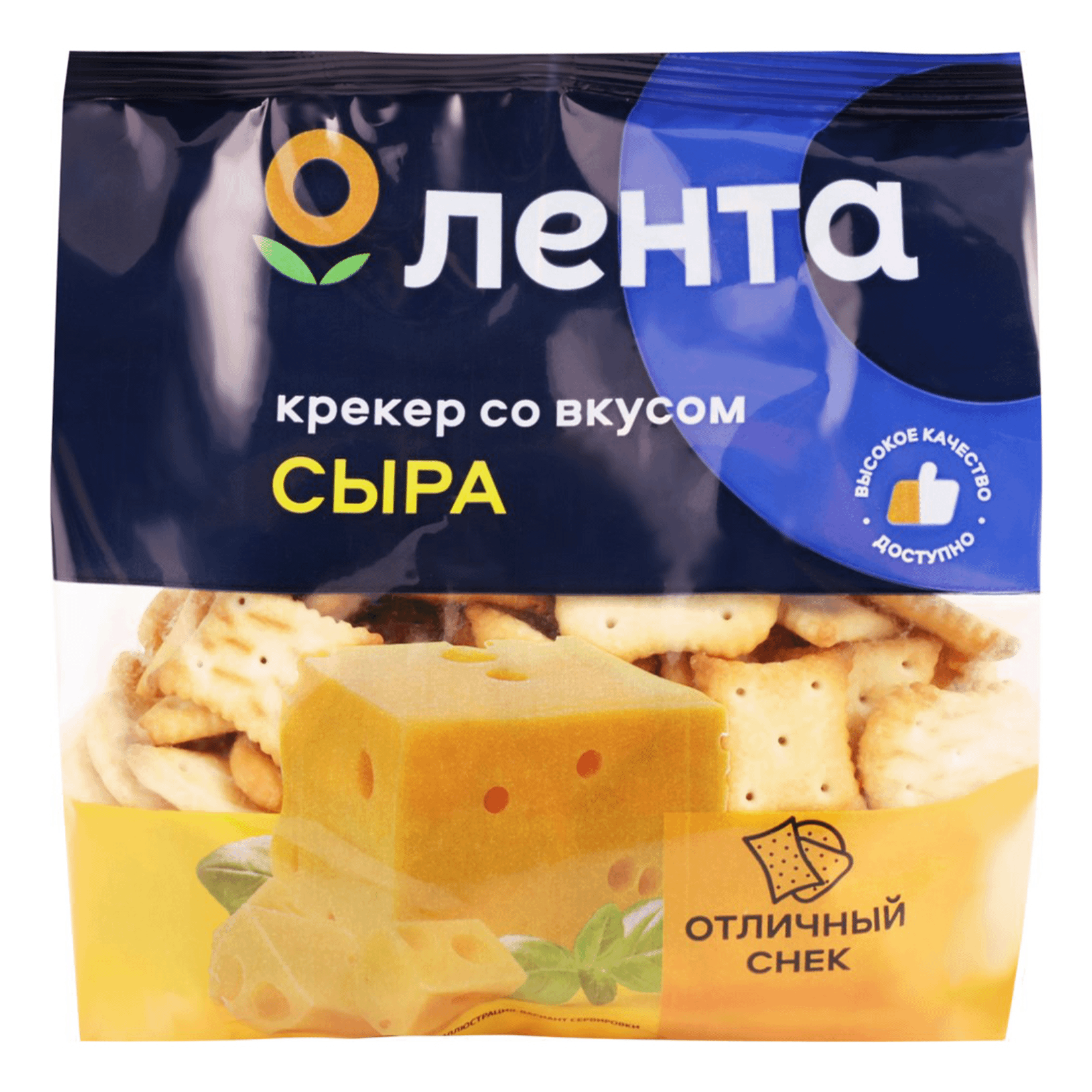 Печенье Лента пшеничное крекер со вкусом сыра 200 г