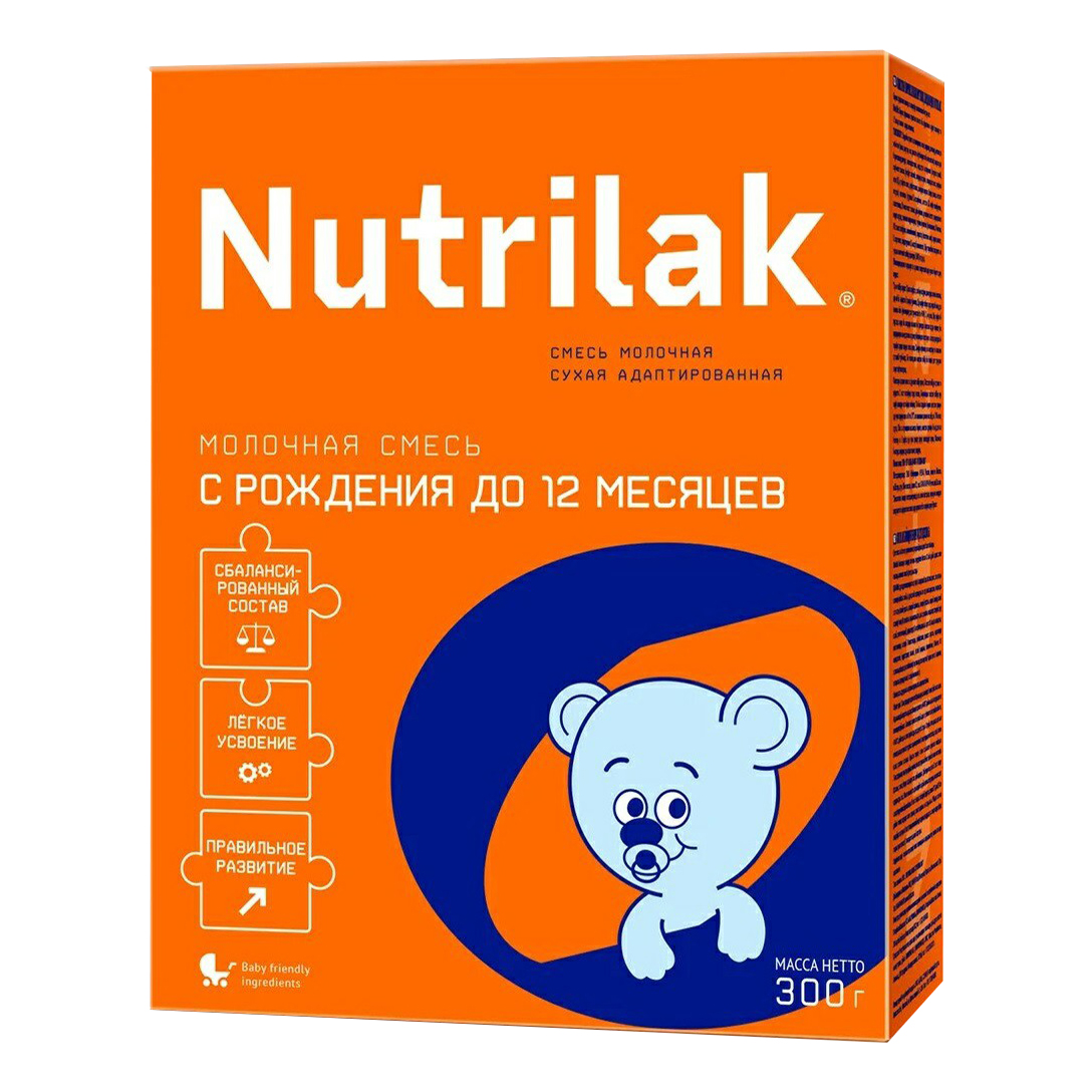 Детская смесь Nutrilak молочная сухая с рождения 300 г
