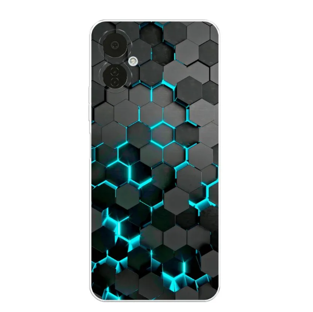 

Чехол Awog "Соты бирюзовые" для Tecno Camon 19 Neo, Разноцветный, 302350-3