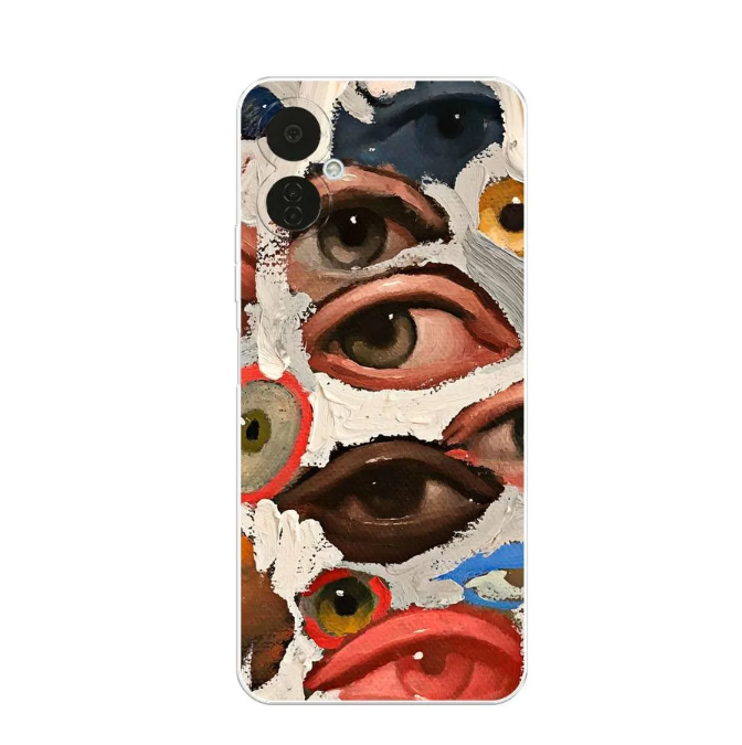 

Чехол Awog на Tecno Camon 19 Neo "Глаза масляная живопись", Разноцветный, 302350-7
