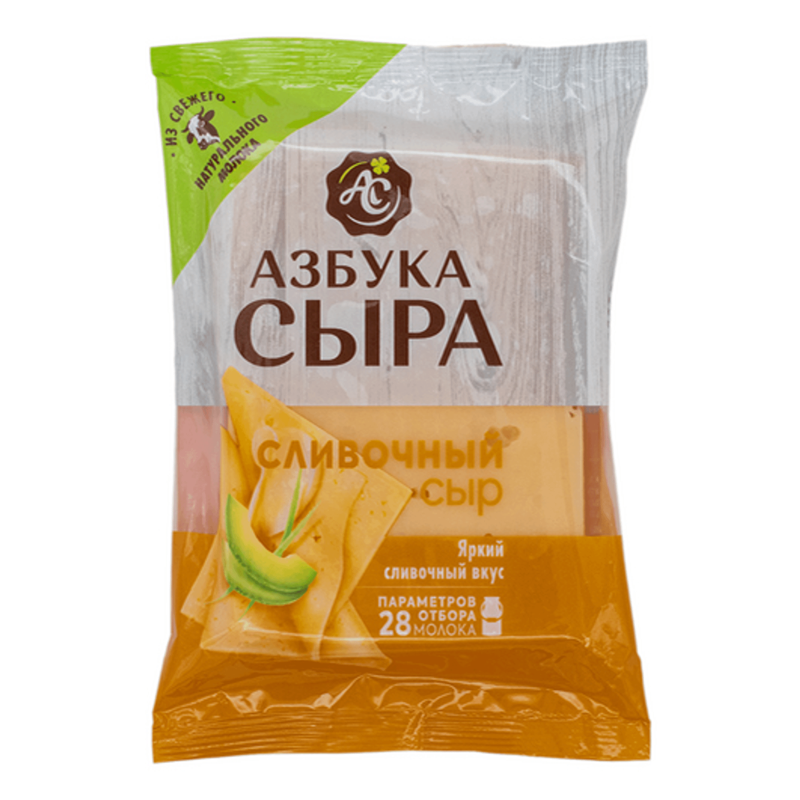 

Сыр полутвердый Азбука Сыра Сливочный 45% 200 г