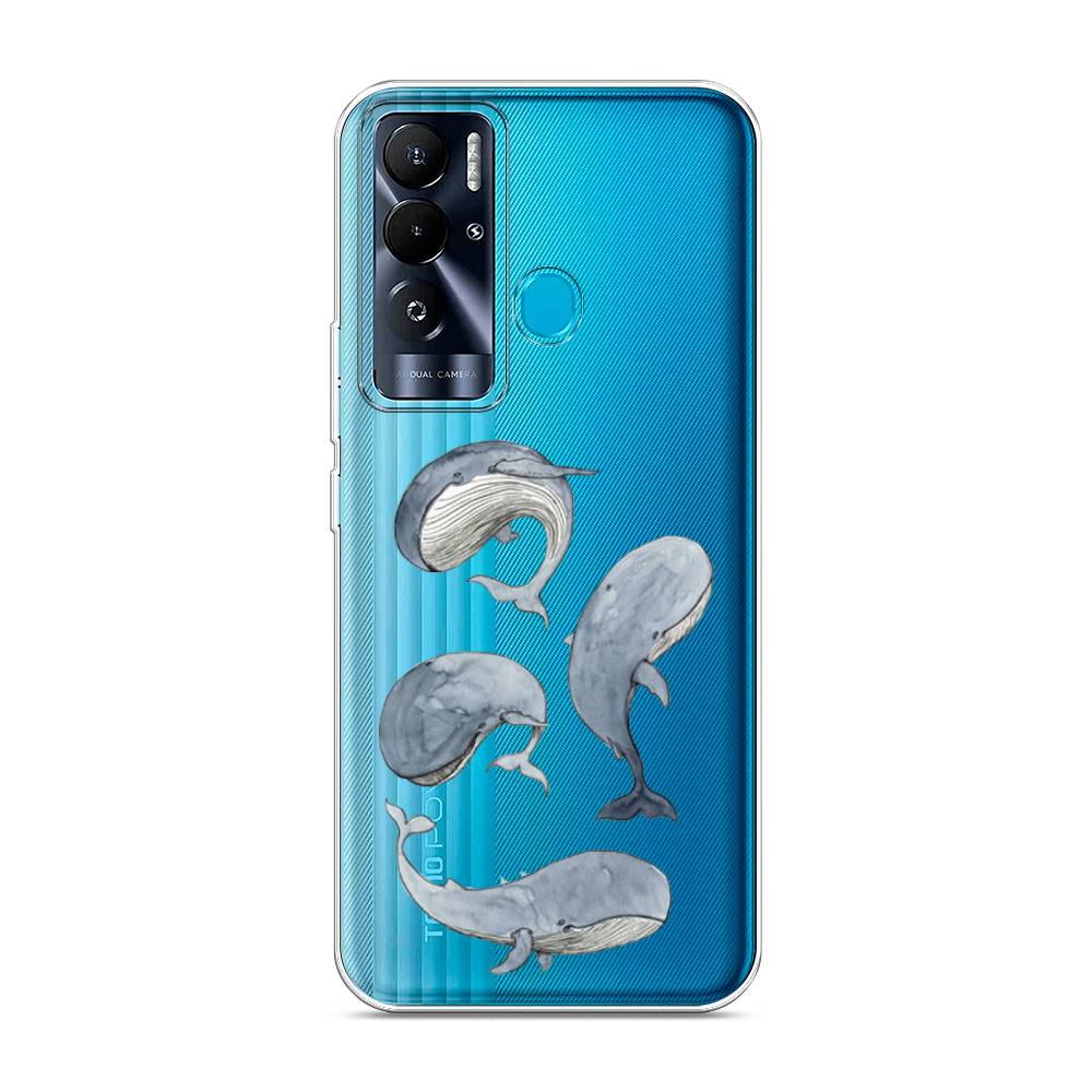 

Чехол Awog на Tecno Pova Neo "Киты", 302150-1