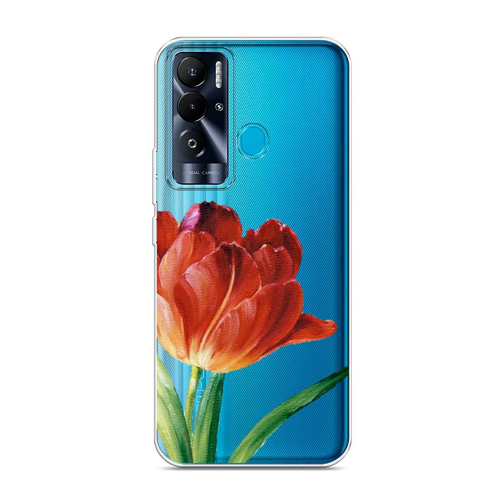 

Чехол Awog на Tecno Pova Neo "Красный тюльпан", 302150-8