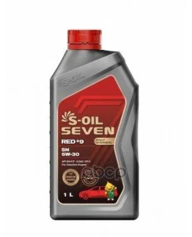 МАСЛО МОТОРНОЕ 5W30 S-OIL 7 RED #9 SN PLUS (1л)  1шт