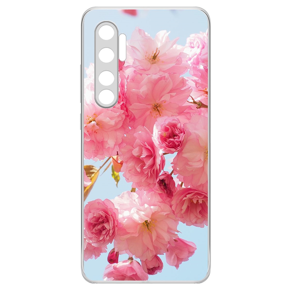 

Чехол-накладка Krutoff Clear Case Сакура для Xiaomi Mi Note 10 Lite