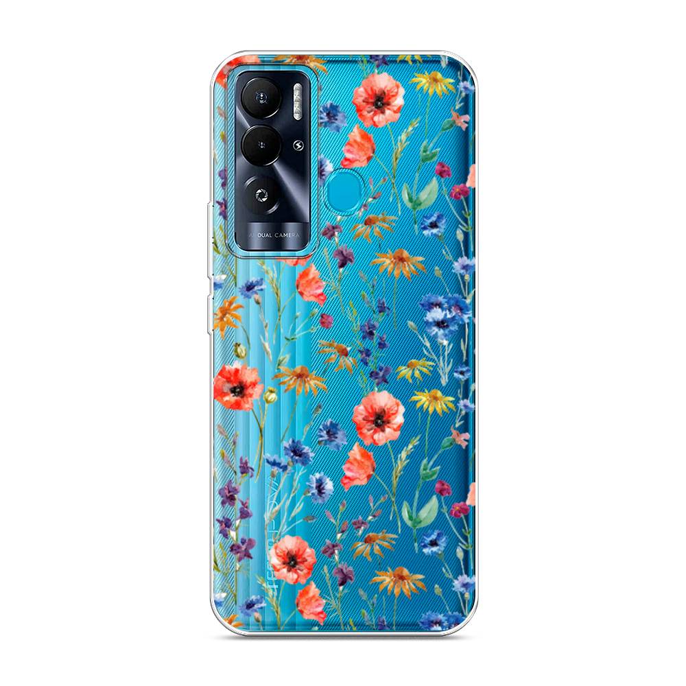 

Чехол Awog "Маки и васильки фон" для Tecno Pova Neo, 302150-8