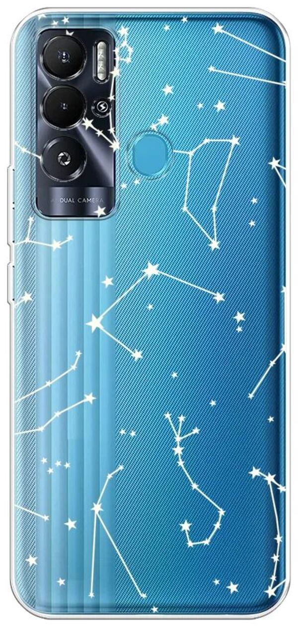 

Чехол Awog "Созвездия" для Tecno Pova Neo, Белый;прозрачный, 302150-7