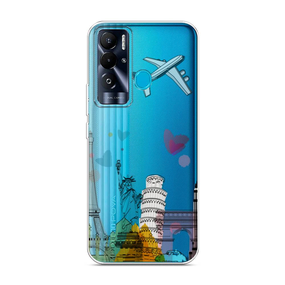 

Чехол Awog на Tecno Pova Neo "Самолет путешествий", 302150-10