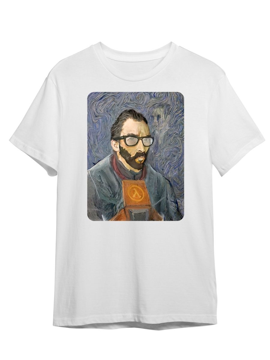

Футболка унисекс СувенирShop Half-Life/Гордон Фримен 32 белая 3XL, "Half-Life/Гордон Фримен" 32